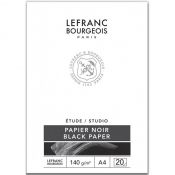 Blok artystyczny Lefranc&Bourgeois Studio czarny A4 140g 20k (301344)