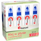 Klej w płynie Titanum z metalową kulka 50ml