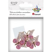 Dekoracja Craft-Fun Series Motyle plastikowe samoprzylepne Titanum (2324012-1)