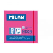 Notes samoprzylepny Milan Neon różowy 100k [mm:] 76x76 (85432)