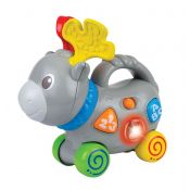 Zabawka dźwiękowa łoś jeżdżący Smily Play (000768)