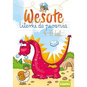 Książeczka edukacyjna Literka WESOŁE LITERKI DO PISANIA 4-6 LAT