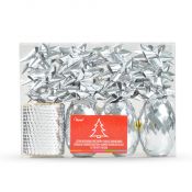 Wstążka Arpex zestaw do pakowania prezentów srebrny (BN5250)