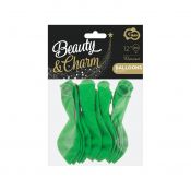 Balon gumowy Godan Beauty&Charm, pastelowe 10 szt. Zielony 300mm 12cal (CB-1PZI)