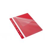 Skoroszyt wpinany A4 czerwony polipropylen PP Bantex (400076707)
