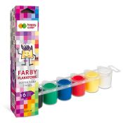 Farba tempera Happy Color kolor: mix 25ml 6 kolor. (HA  3310 0025-K6)