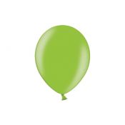 Balon gumowy Partydeco metalizowany 100 szt limonkowy 270mm 12cal (12M-083)