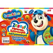 Zeszyt papierów kolorowych Bambino A4 90g 10k [mm:] 210x297 St.Majewski