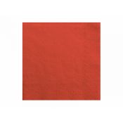 Serwetki czerwona papier [mm:] 330x330 Partydeco (SP33-1-007)