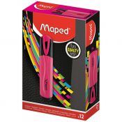 Zakreślacz Maped fluo peps różowy różowy 1,0-5,0mm (734036)