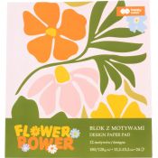 Zeszyt papierów kolorowych Happy Color Blok z motywami BLOOM B5 mixg 24k [mm:] 152x152 (HA 3818 1515-BL)