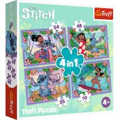 Puzzle Trefl Lilo&stitch 4w1 el. (34633)