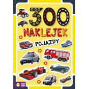 Książeczka edukacyjna Zielona Sowa 300 naklejek. Pojazdy