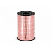 Wstążka Partydeco plastikowa, różowe złoto 5mm różowy 225m (PRM5-019R)