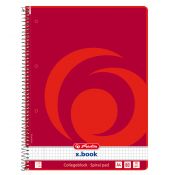 Kołozeszyt (kołobrulion) Herlitz X-BOOK 10834117 A4 80k. krata (400129767)