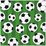 Serwetki Paw Lunch Soccer ball mix nadruk bibuła [mm:] 330x330 (SDL160012)