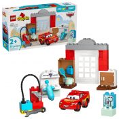 Klocki konstrukcyjne Lego Duplo Wizyta McQueena w warsztacie Wójta (10456)