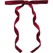 Kokarda aksamitna 19cm/25 szt czerwone Interdruk (red)