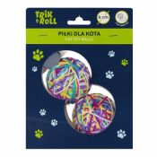 Gadżet Trik Roll Piłka dla kota 6cm 2szt (560724)