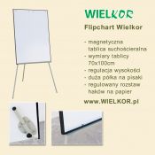 Tablica flipchart [mm:] 700x1000 Wielkor