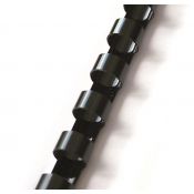 Grzbiety do bindowania A4 czarny plastik śr. 10mm Argo (405102)