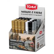 Marker specjalistyczny Toma mix, mix 2,5mm okrągła końcówka