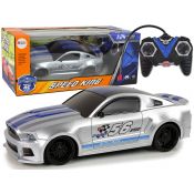 Samochód Lean Sportowe Szybkie Auto Zdalnie Sterowane R/C Srebrne 1:24 Speed King (12709)