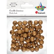Ozdoba drewniana Craft-Fun Series Korale drewniane w kolorze ciemnobrązowym Titanum (25KBZ006)