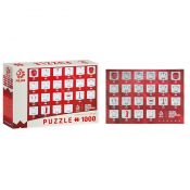 Puzzle Interdruk PZPN 1000   koszulki 1000 el. (5902277344694)