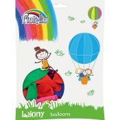 Balon gumowy metalizowany 100 szt mix 12cal (170-1681)