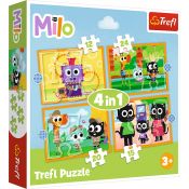 Puzzle Trefl Planeta Milo 4w1 el. (34654)