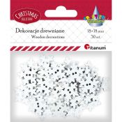 Ozdoba drewniana Titanum Craft-Fun Series guziki śnieżynki (MTCR-WDC805)