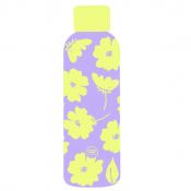 Bidon Cool Pack Termo Bottle FLORES LILA Patio (Z23913)