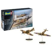 Model do sklejania Revell samolot Supermarine Spitfire Mk.Ia & Hawker Hurricane Mk.I (03771)