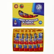 Farby plakatowe Astra kolor: czerwony jasny 30ml 1 kolor.