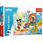 Puzzle Trefl Ciekawy dzień Mikiego i przyjaciół 60 el. (17359)