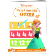 Książka dla dzieci Ameet DISNEY UCZY. KRAINA LODU. PISZĘ I ZMAZUJĘ LICZBY