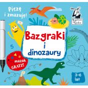 Książeczka edukacyjna Kapitan Nauka Bazgraki Dinozaury