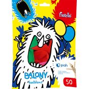 Balon gumowy Fiorello pastel mix 12cal (170-2658)