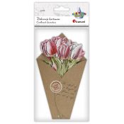 Ozdoba papierowa Titanum Craft-Fun Series Flower Letter tulipany (24XQ0501-11)