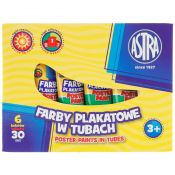 Farby plakatowe Astra kolor: zielony jasny 30ml 1 kolor.