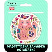 Zakładka do książki Henry ZAKŁADKA KULKA 2 KOT RÓŻOWY (5905701487387)