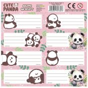 Naklejka na zeszyt Derform Panda (NNZPA10)