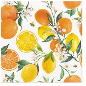 Serwetki Paw Lunch Citrus with bees różne celuloza [mm:] 330x330 (SDL135700)
