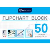 Blok do tablic flipchart 50k. 70g krata [mm:] 1000x640 Interdruk (FLI50#)