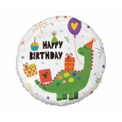 Balon foliowy Godan Dinozaur (Happy Birthday) (FG-OBDN)