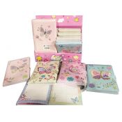 Notes Adar z motylem, z kolorowymi kartkami, z planerem A5 krata [mm:] 190x130 (620292)