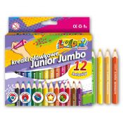 Kredki ołówkowe Penmate Premium JUNIOR jumbo kolori 12 kol. (TT7276)