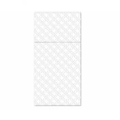 Serwetki Pocket Inspieration Modern White biały celuloza [mm:] 400x400 Paw (SDP100000)