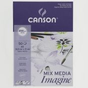 Blok rysunkowy Canson Mix Media A5 200g 50k (200006009)